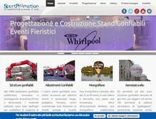 Tablet Screenshot of gonfiabili-pubblicitari.com